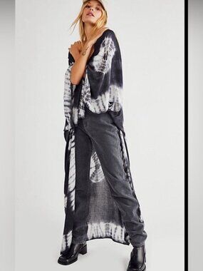 Free People Spellbound Tie Dyed Kimono
